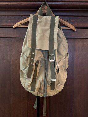 Vintage • Old Navy • heavy canvas backpack • see description
